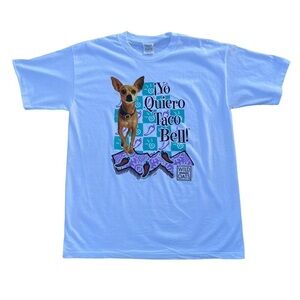 Vintage 1998 Single Stitch Yo Quiero Taco Bell Deadstock Promo Tee Size XL